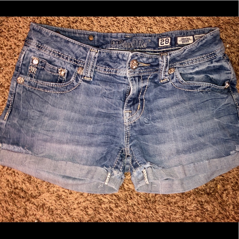 Miss me denim jean shorts excellent condition SZ28